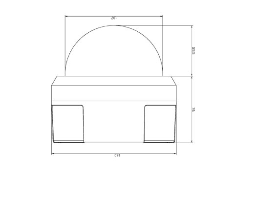 DANNOVO Outdoor PTZ IP High Speed Dome Camera Size