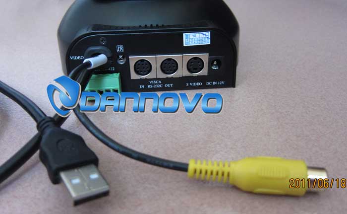 DANNOVO USB PTZ Video Conferencing System Camera Back