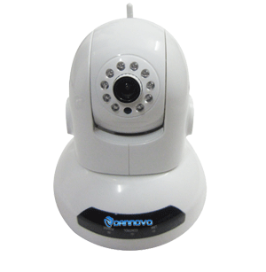 DANNOVO беспроводной панорамирования/наклона двусторонней передачи звука SD картаИК купольная IP камера (DN-H07-WS)