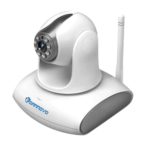 DANNOVO Nice Looking P2P HD 720P PT WiFi IR ONVF IP Camera,Built-in DDNS,Support two-way Audio,TF Card,iPhone,iPad,Chrome(DN-P135P-MPC-WS)