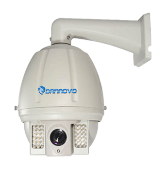 DANNOVO Outdoor Waterproof PTZ IP Camera LG 28x Optical X 12x Digital Zoom IR Speed Dome Support SD Card Storage,iPhone,Onvif,Two-way Audio(DN-PTZH013-LG28-IR)